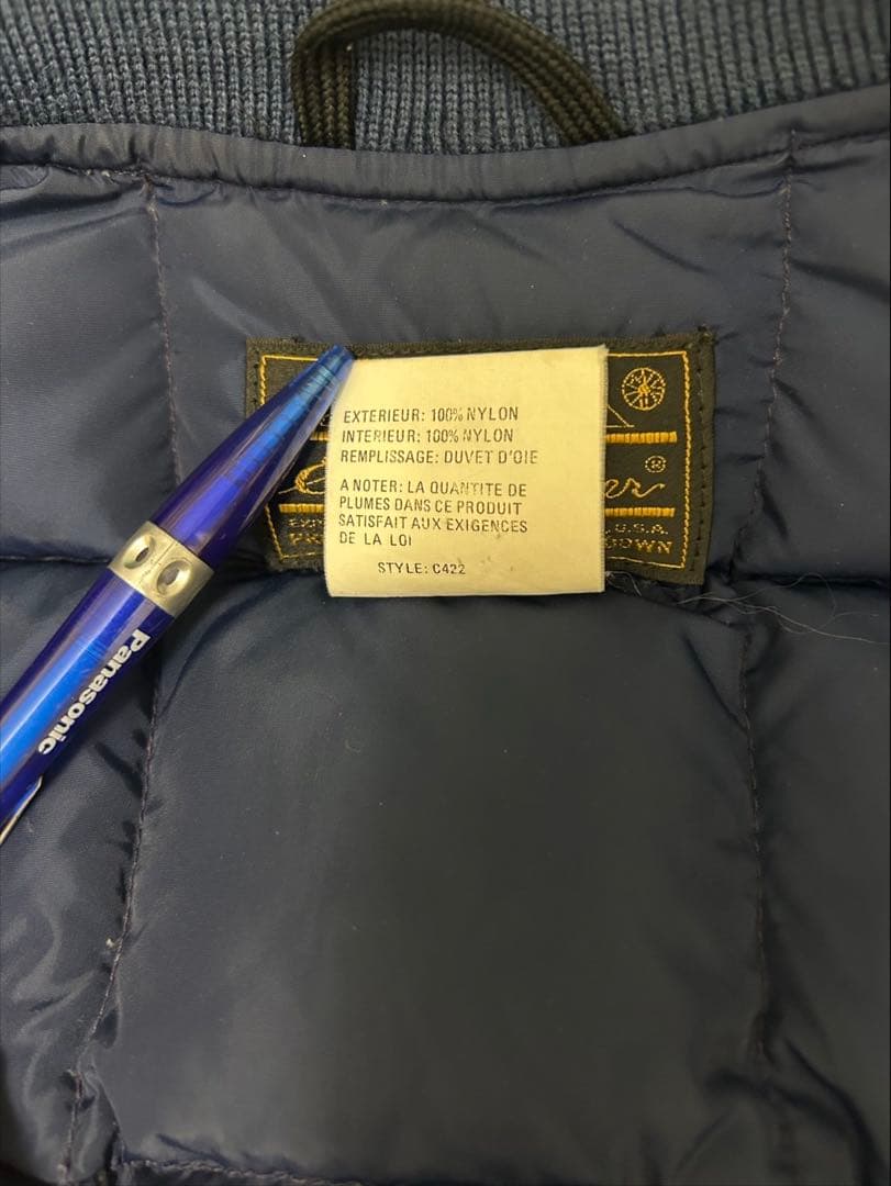 80s Eddie Bauer ダウンベスト 黒タグ 柴田ひかり 着用モデル