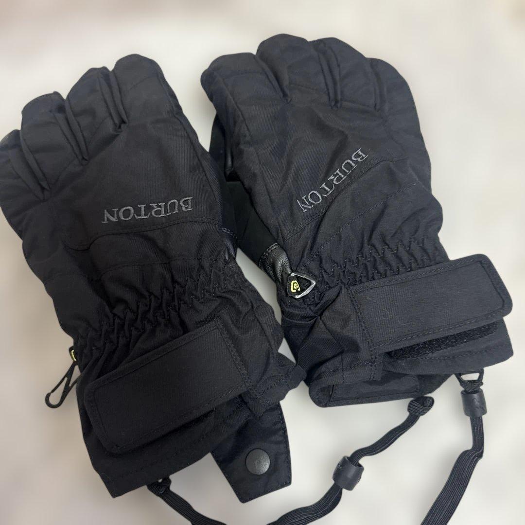 美品Burtonメンズ プロファイルグローブ スノボグローブ バートン ブラック