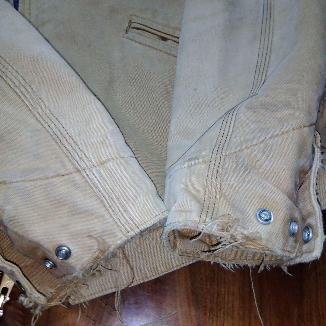 ぽ*ど様 Carhartt デトロイトジャケット　ボロの美学　ビンテージ80s