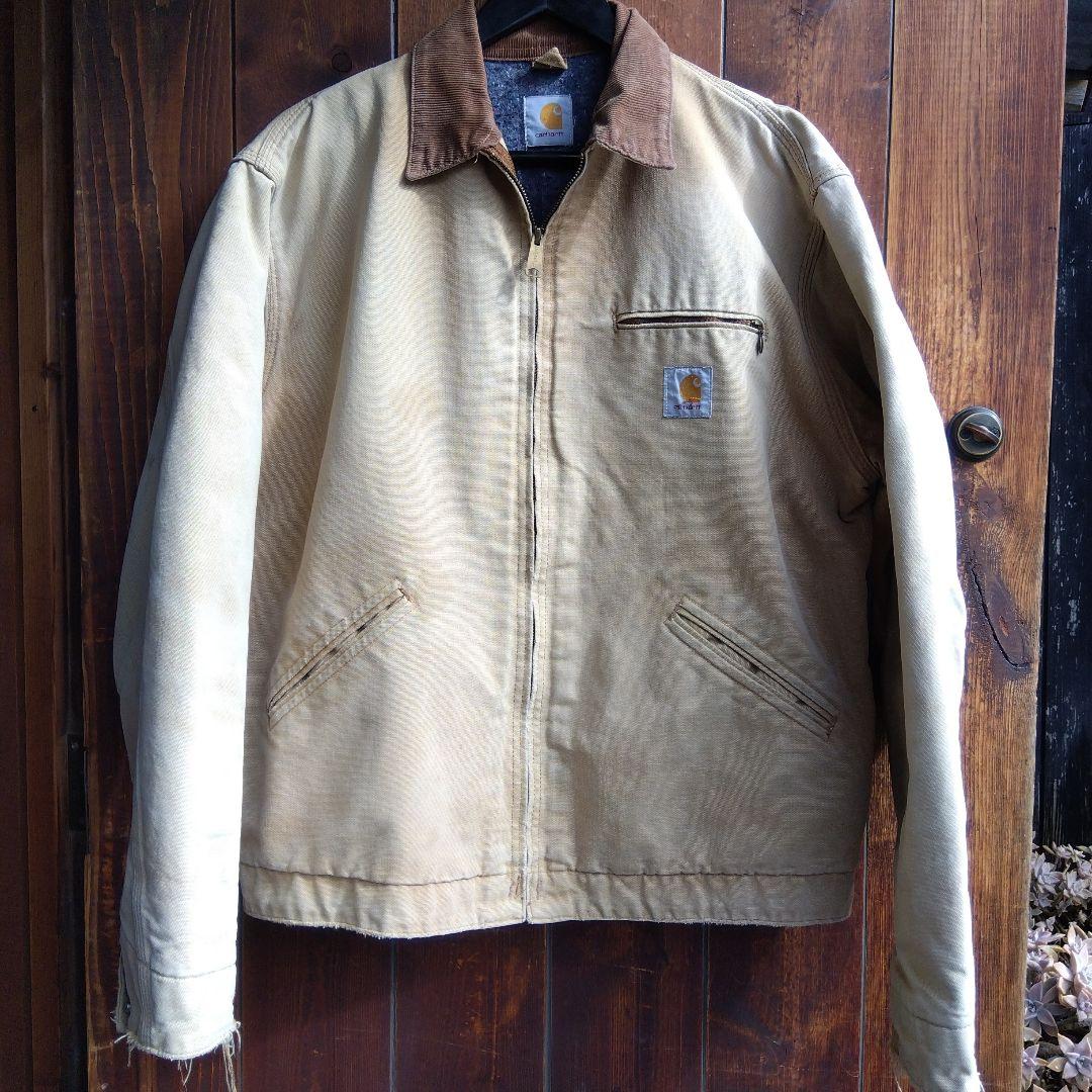 ぽ*ど様 Carhartt デトロイトジャケット　ボロの美学　ビンテージ80s