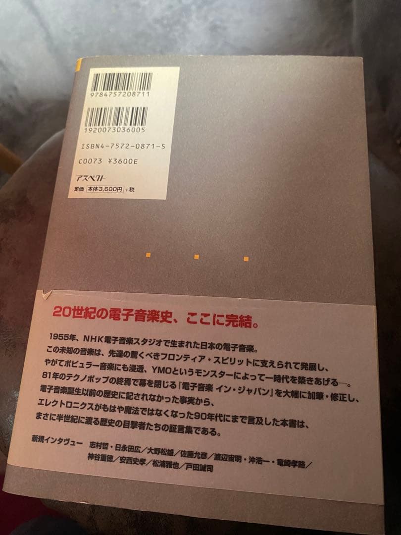 電子音楽in japan 帯、CD付き。