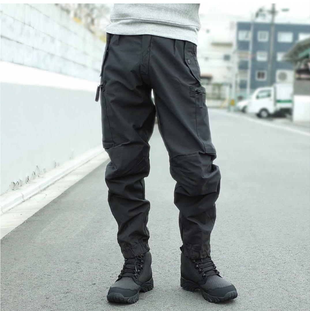 スウェーデン軍タイプ M90 フィールドパンツ ブラック カーゴパンツ 軍パン