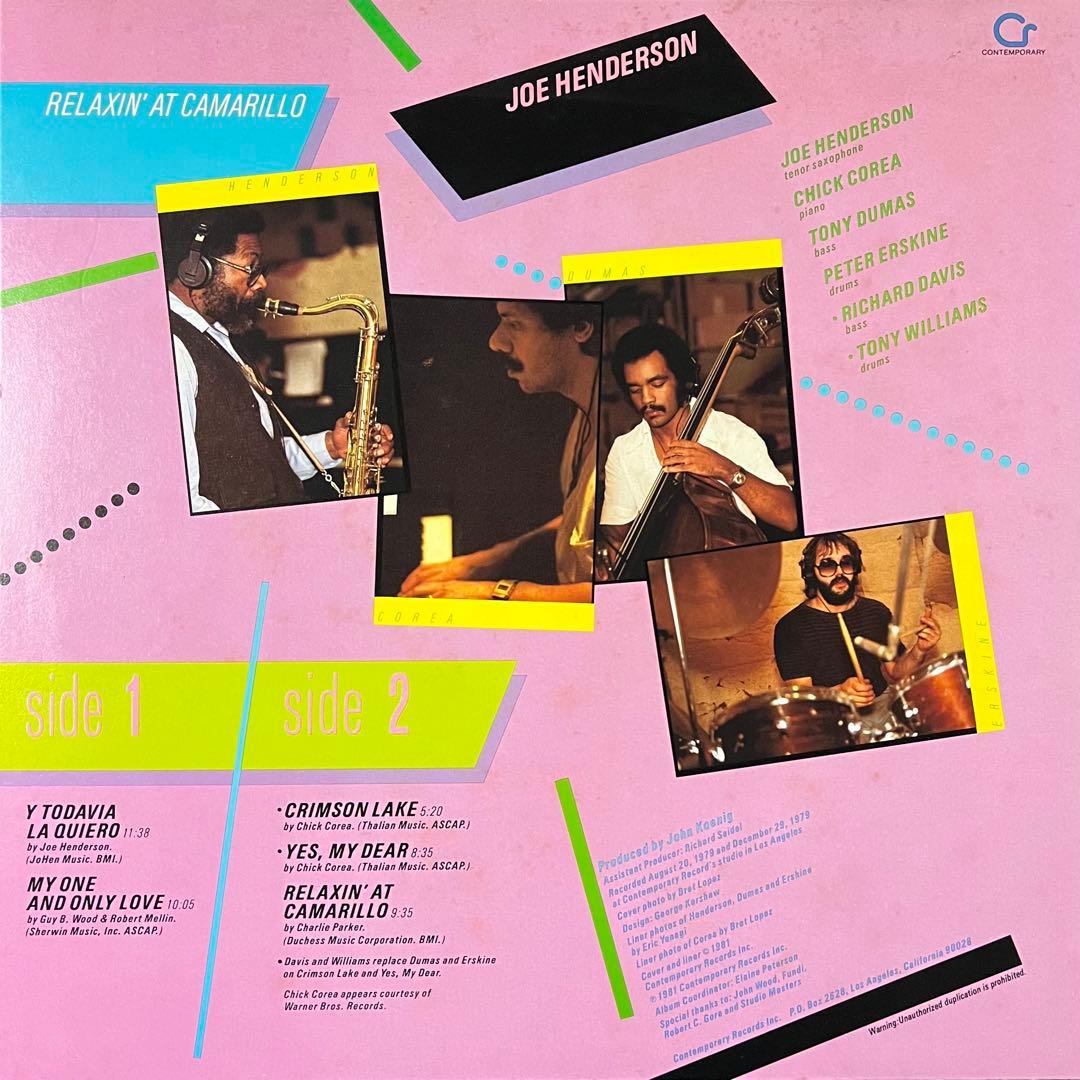Joe Henderson – Relaxin' At Camarillo