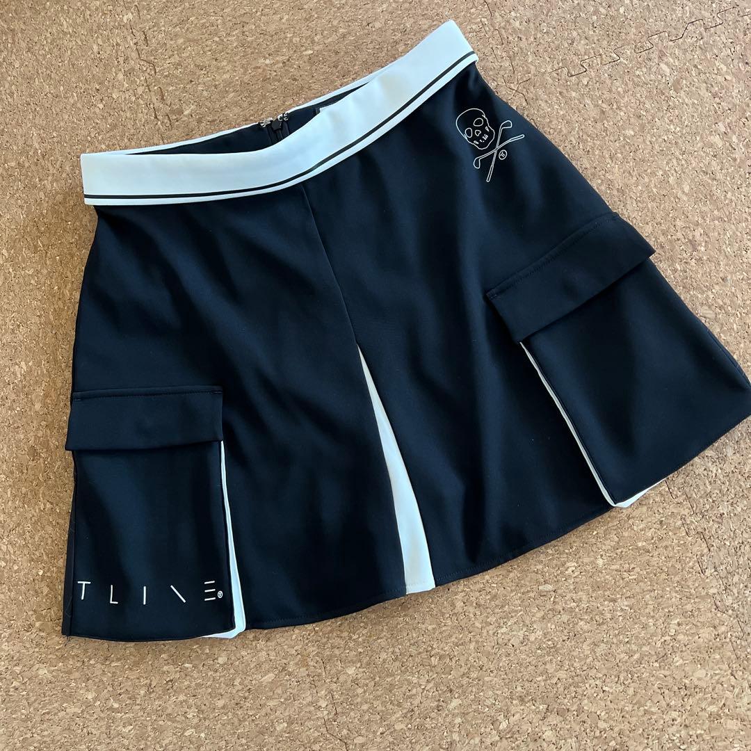 美品！マーク＆ロナ　スカート　ブラック 2024SS T L INE