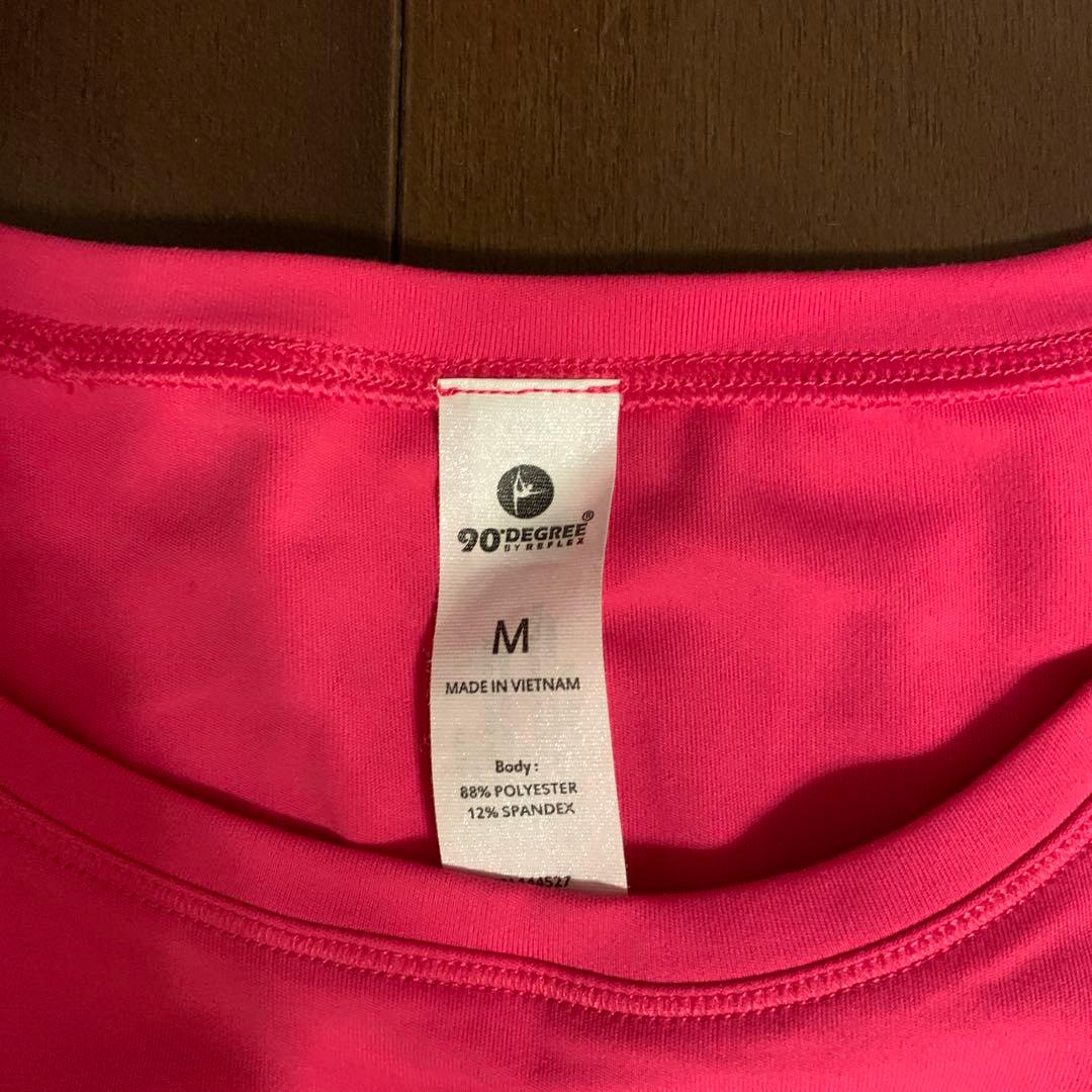 LOVE JAZZERCISE ノースリーブトップ M ピンク