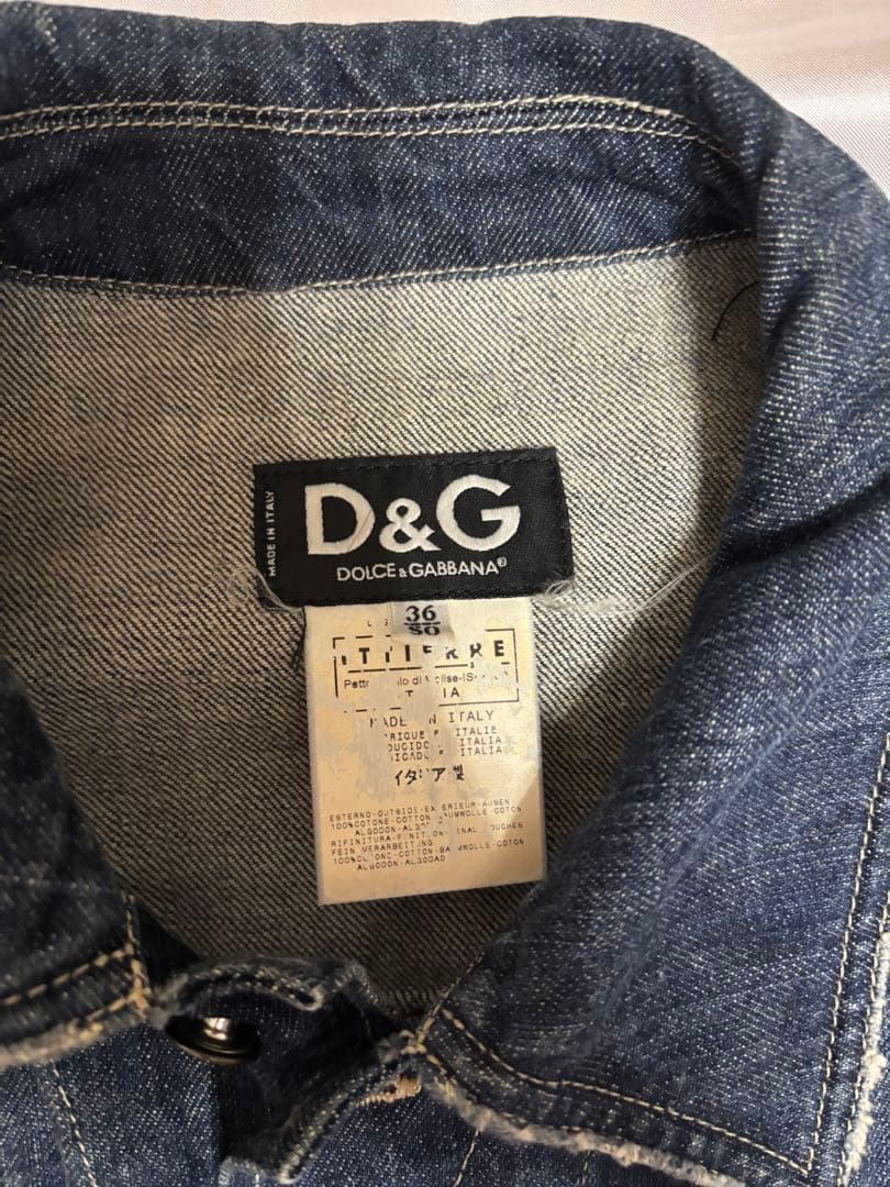 ゲ*ロ様 D&G デニムジャケット サイズ36