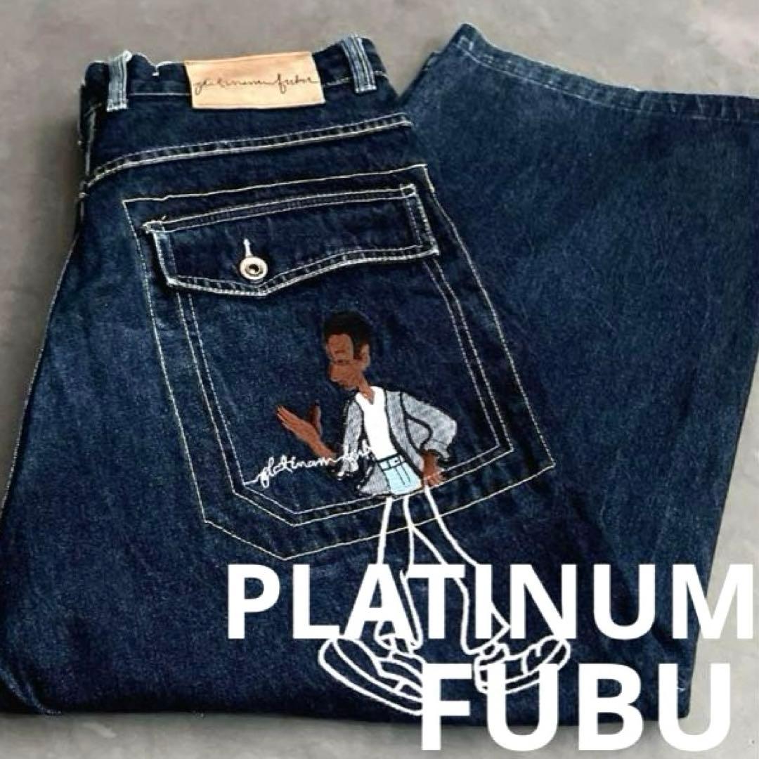 色味◎PLATINUM FUBU バギーパンツ