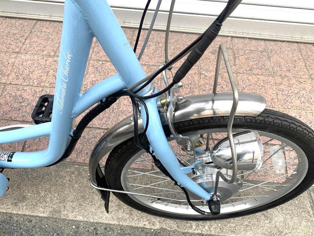 送料無料AshiakuCharlie電動三輪自転車5.8Ah 20-16インチ