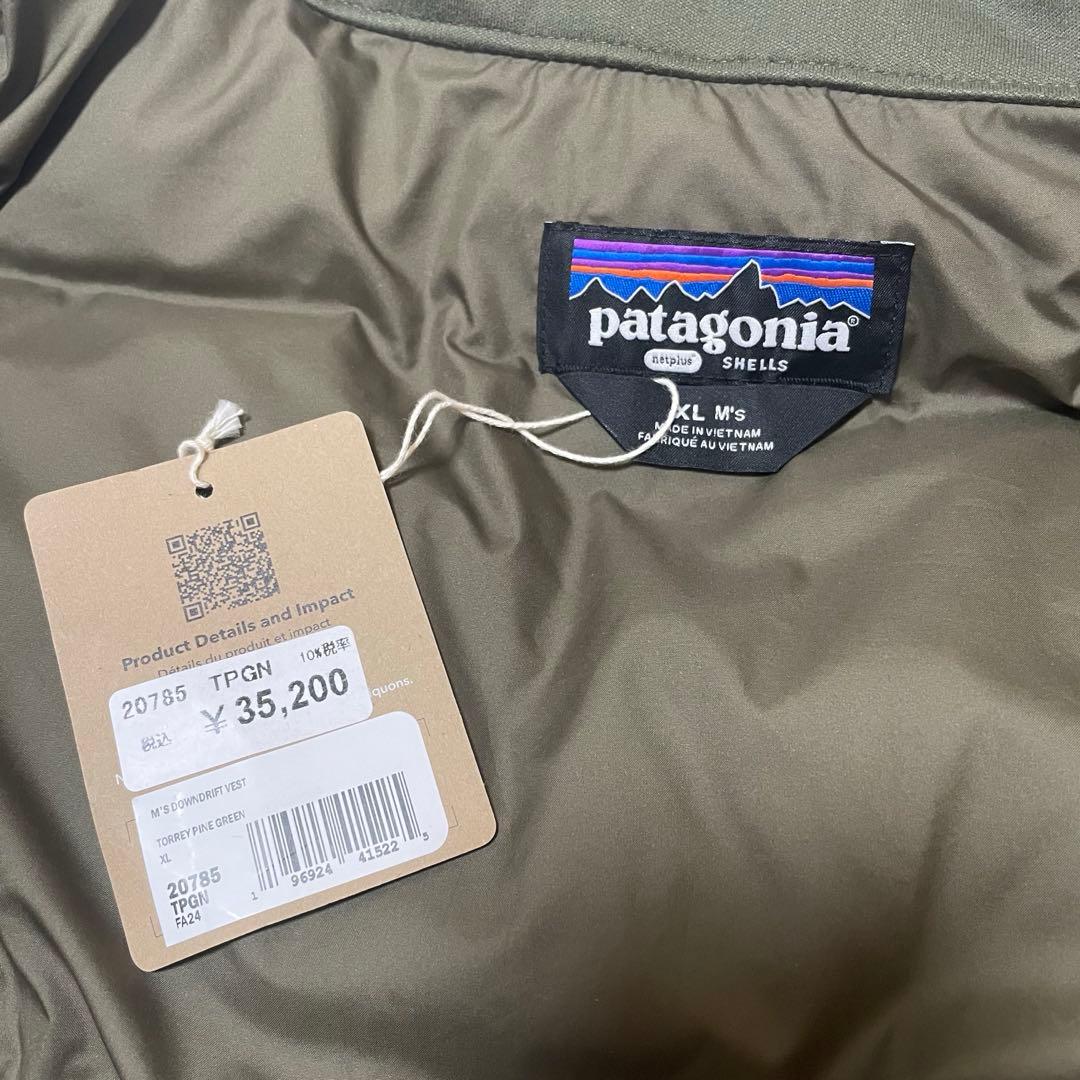 タグ付き未使用◆パタゴニア　Patagonia　メンズダウンドリフトベスト　XL