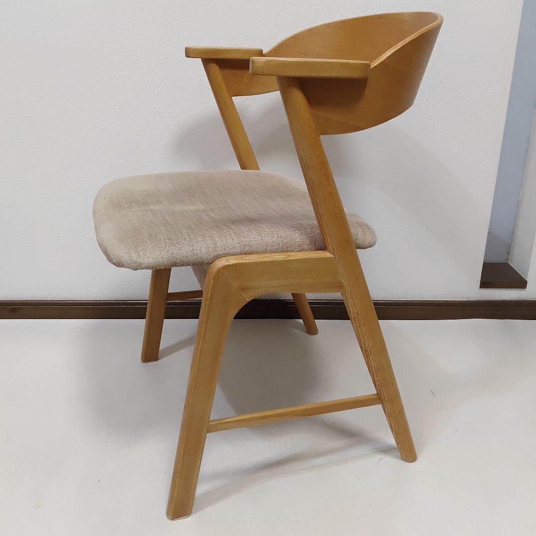 モモナチュラル LAME CHAIR ダイニングチェア タモ材 北欧スタイル