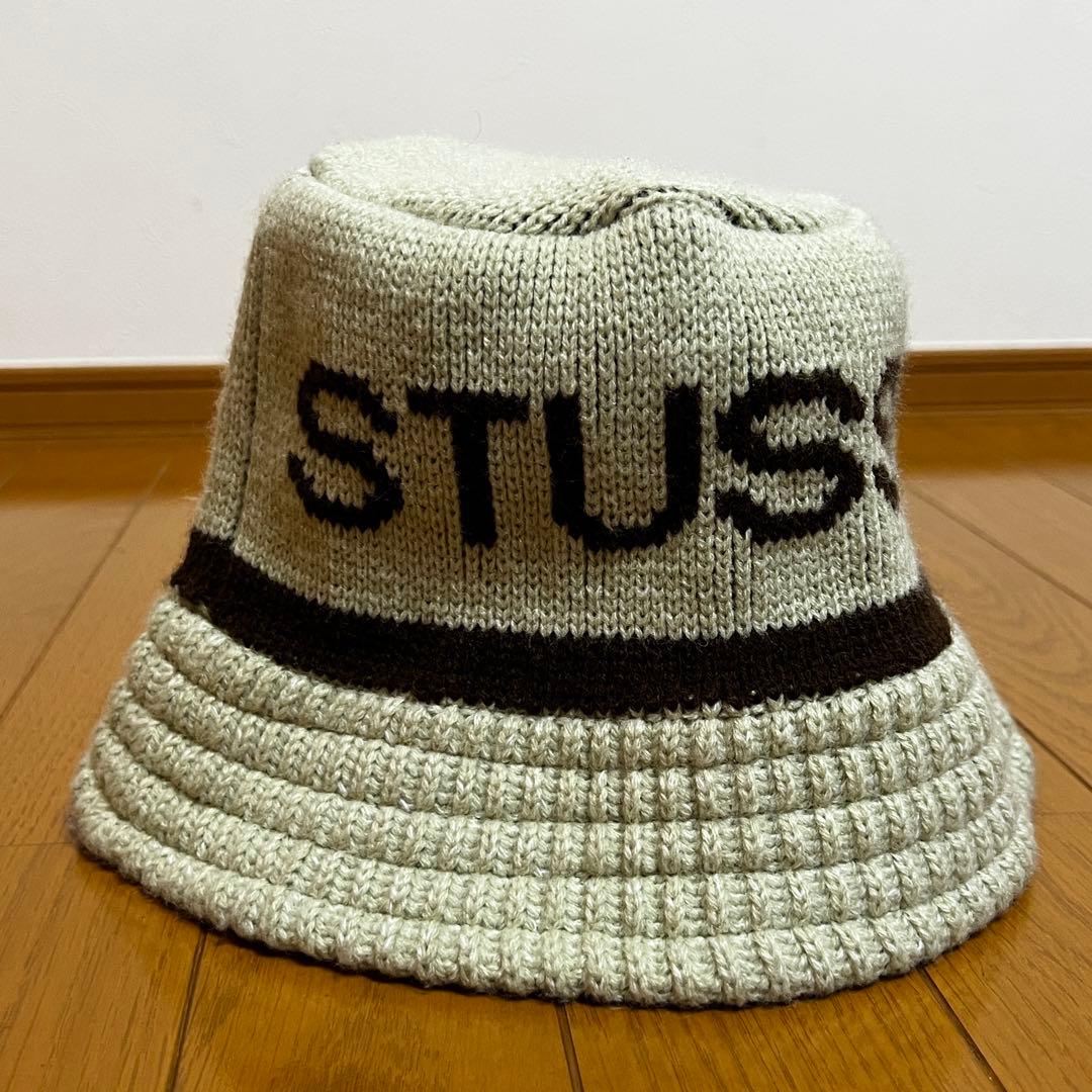 極美品 STUSSY KNIT BUCKET HUT チェウォン着用