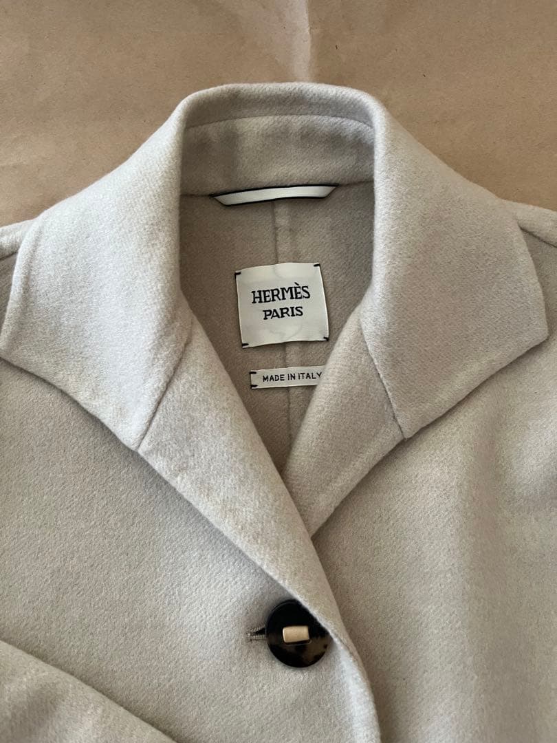 か*ず様 Hermès エルメス　カシミアコート　36