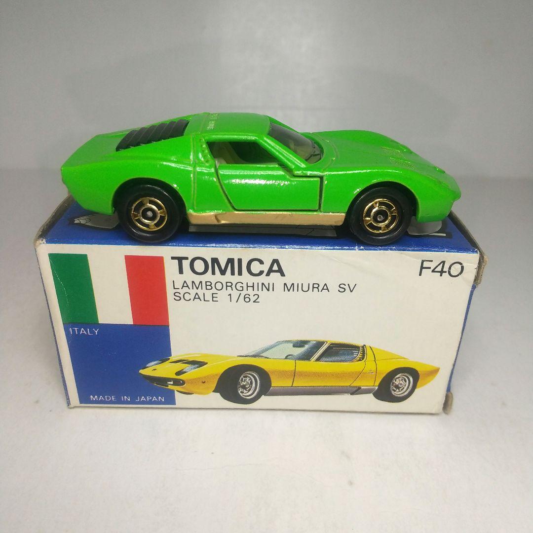 (3999)トミカ 青箱 日本製 ランボルギーニ ミウラ SV ライトグリーン