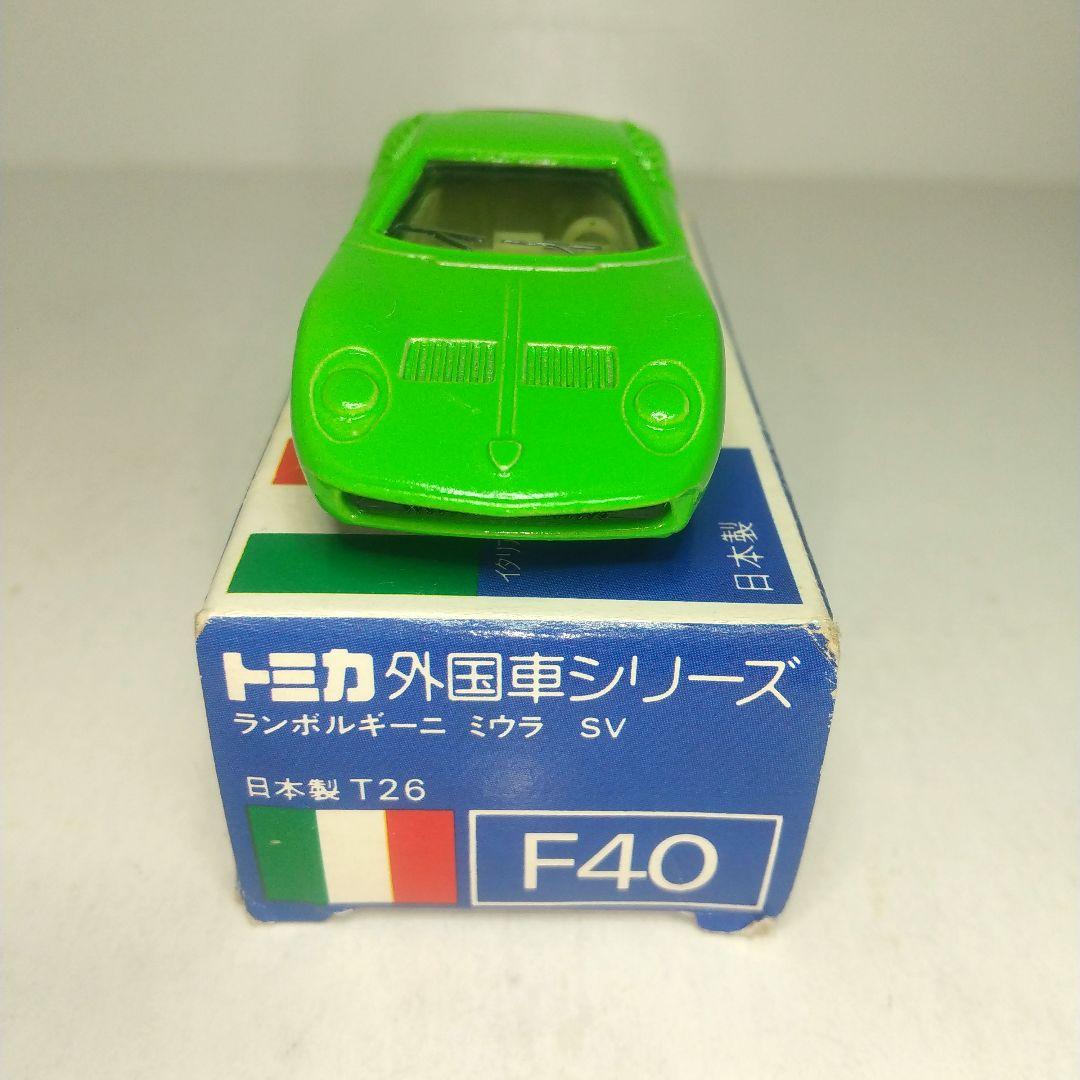(3999)トミカ 青箱 日本製 ランボルギーニ ミウラ SV ライトグリーン