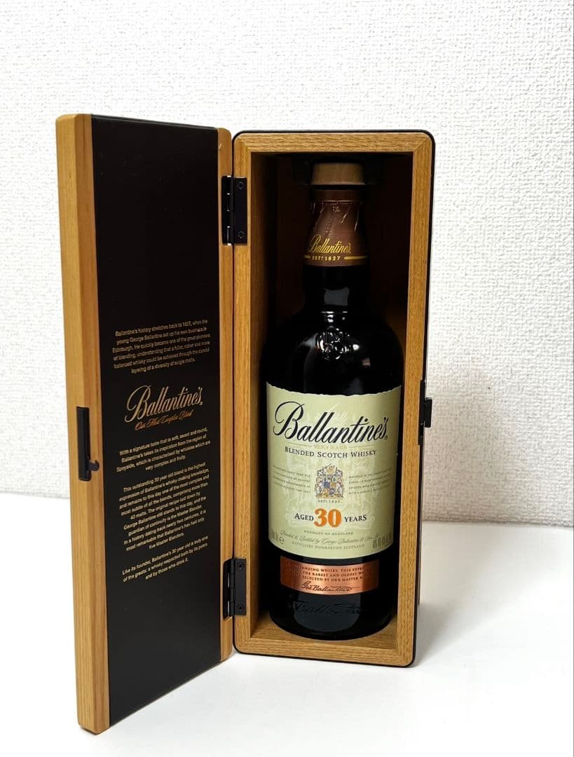 バランタイン 17年 30年 空瓶 木箱付 ディスプレイ用