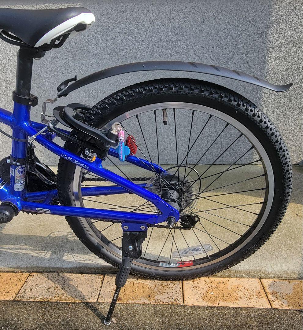 LOUIS GARNEAU（ルイガノJ22）キッズバイク 青 前カゴ付き