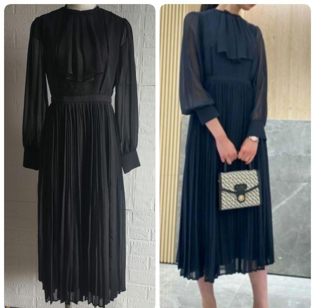専用✨CELFORD　HANAEMORI　蝶ネクタイ付き　プリーツ　ワンピース