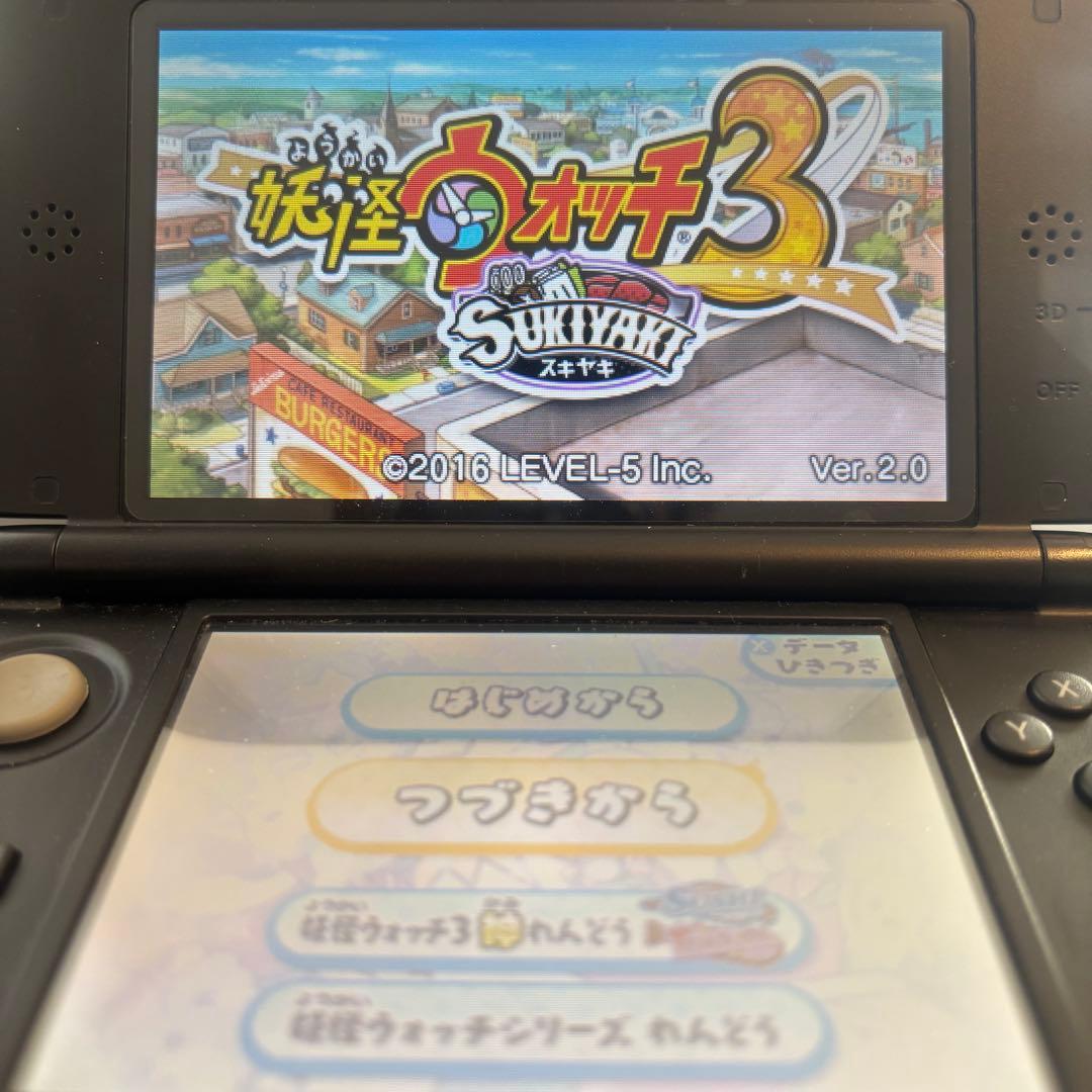 プレイ310時間超【動作確認⭕️】3DS 妖怪ウォッチ3 スキヤキ＋スシ＋テンプラ