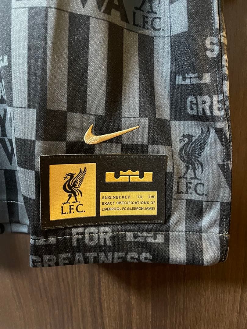 新品 LeBron James × リヴァプールFC Stadium ジャージー