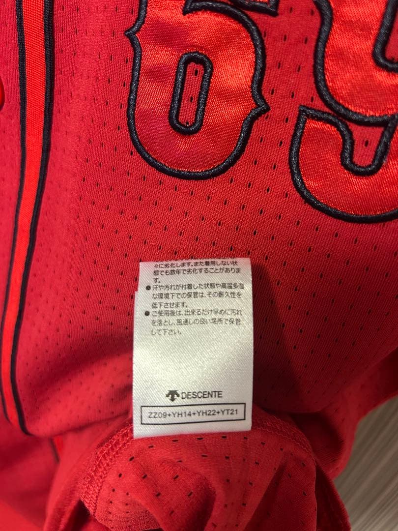 広島カープ 羽月隆太郎 背番号69時代 Lサイズ 新品未使用