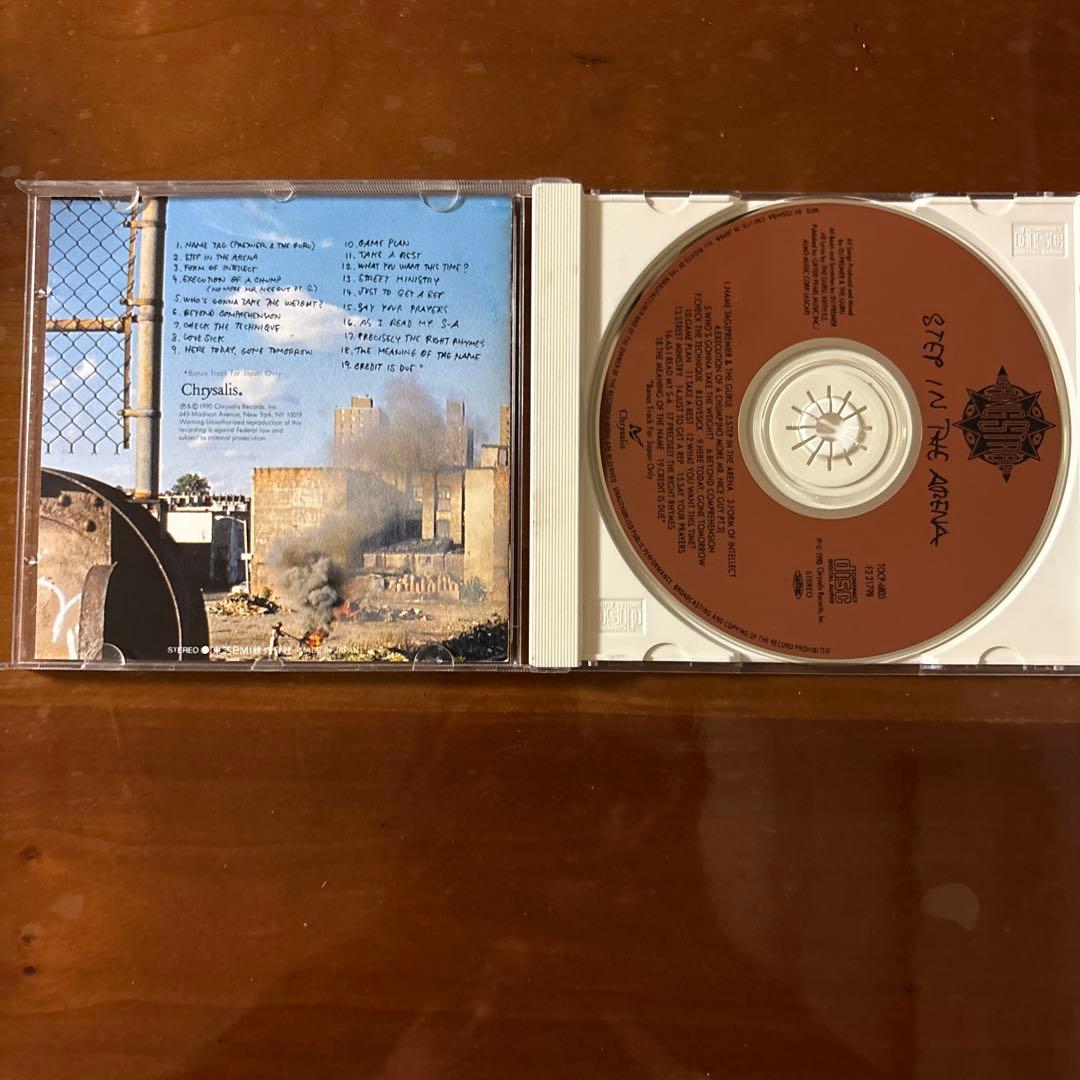 洋楽 GANG STARR -STEP IN THE ARENA