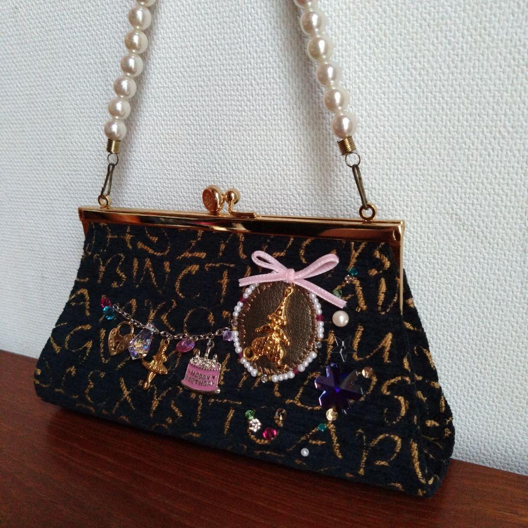 Think Bee!　シンクビー　パールハンドル　ミニ　パーティー　ハンドバッグ