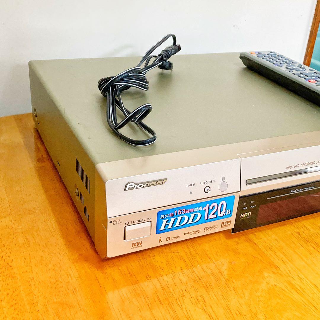 Pioneer パイオニア　HDD搭載DVDレコーダー　HDD 120GB