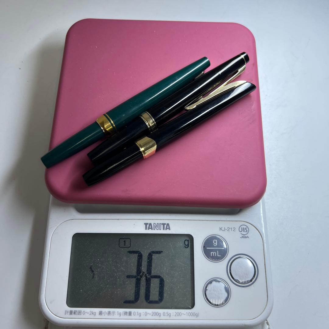 PILOT/PLATINUM 18K 750 14K刻印　万年筆3本