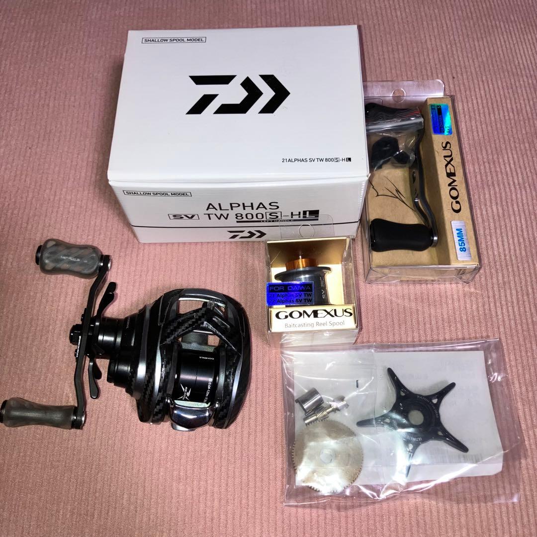 美品 22 アルファス sv tw 800 S HL カスタム 純正パーツ