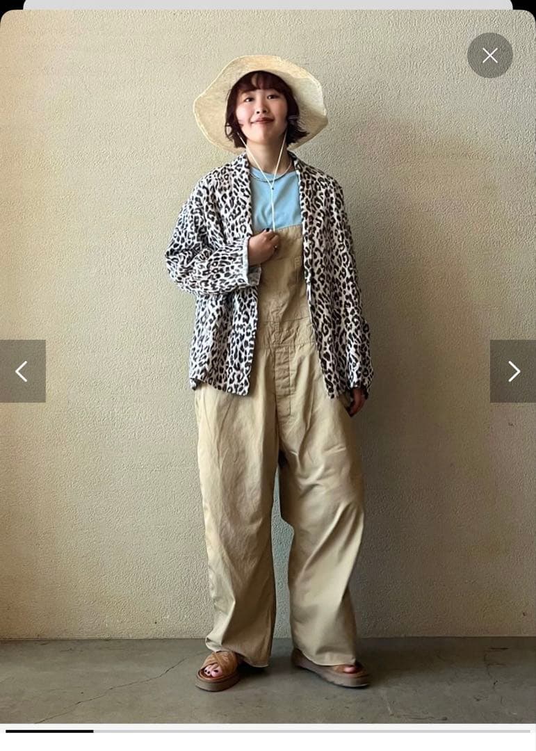 journal standard luxeレオパリネンジャケット