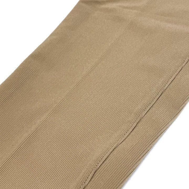 新品ピン ゴルフ トリコットコーデュロイ ワイドテーパード パンツ ベージュ L