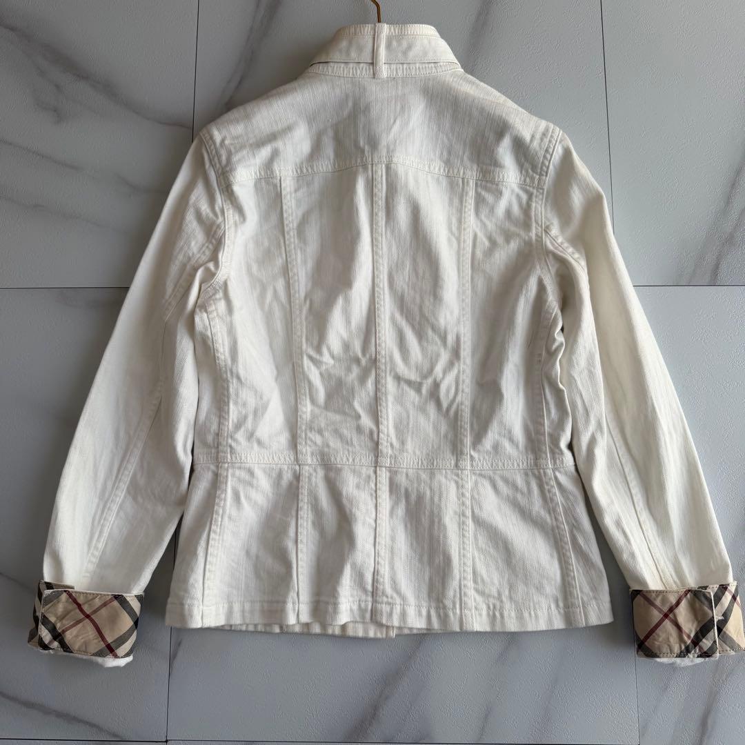 希少 BURBERRY LONDON ノバチェック デニム ジャケット