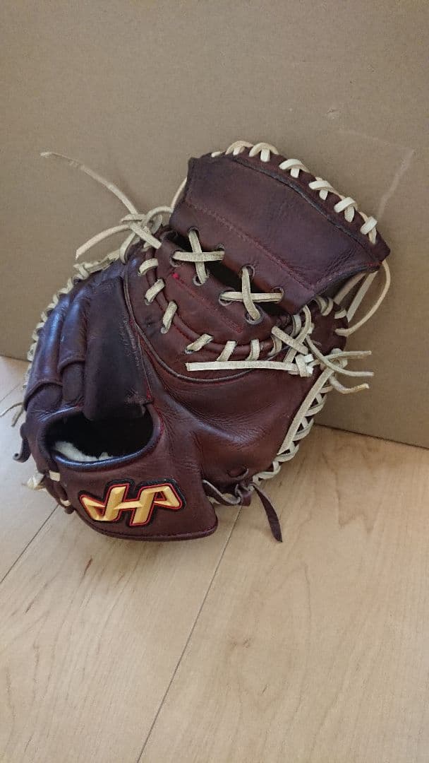 【匿名配送】ハタケヤマ 硬式 キャッチャーミット 甲斐モデル PBW-M19eb