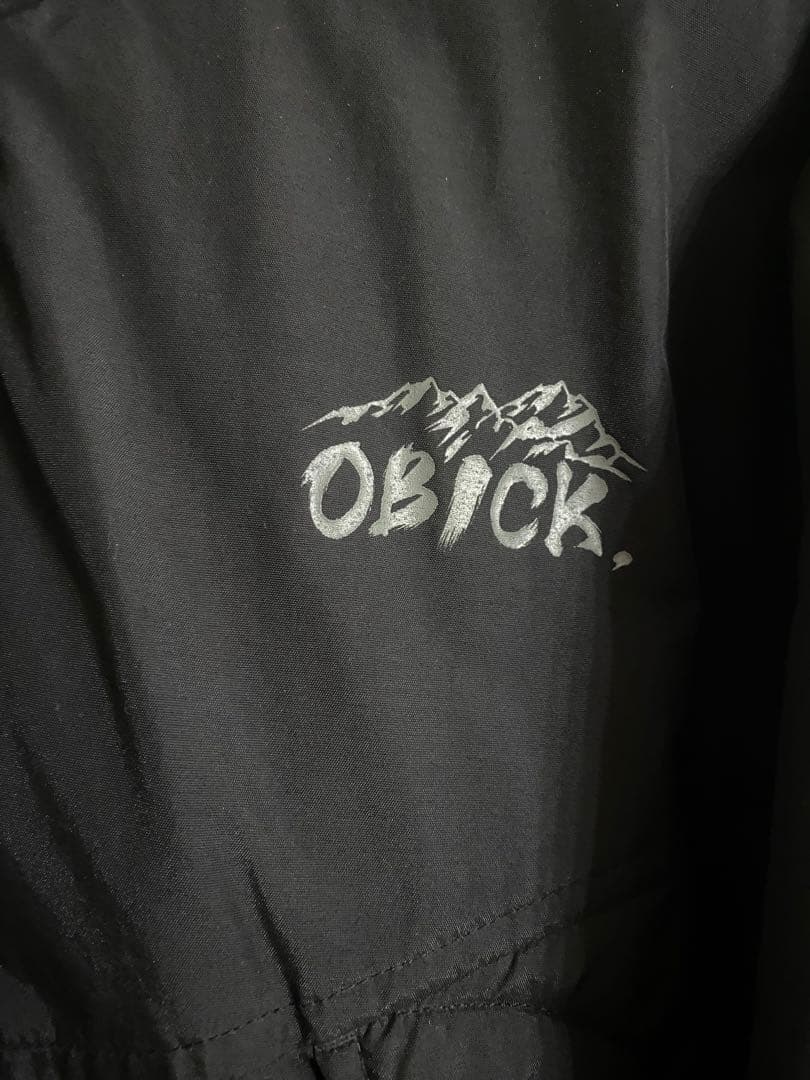 OBICK フィッシングウェア ブラック　Mサイズ　バス釣り　伊豫部健