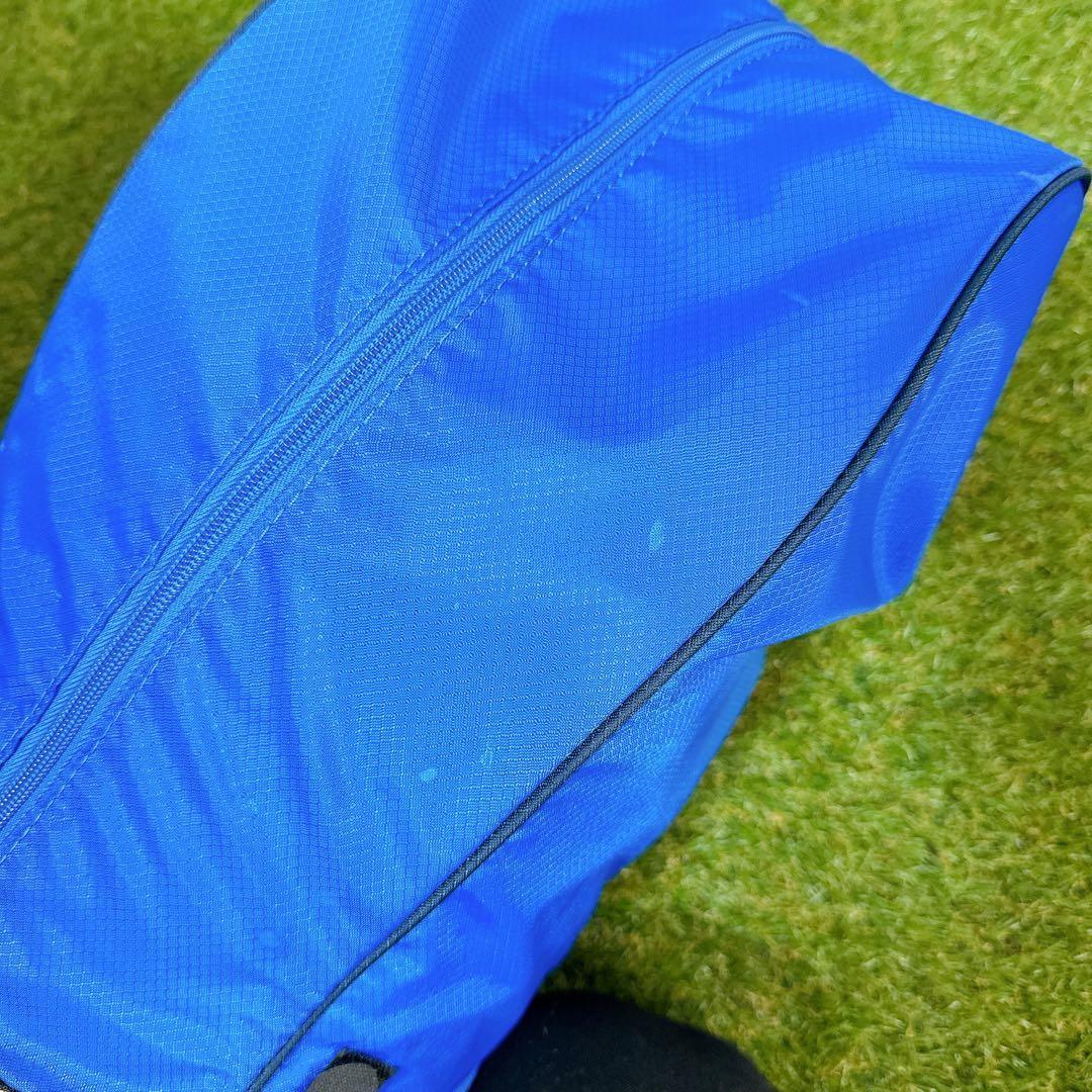 【希少色】 Under Armour キャディバッグ 青 スタンド 【K570】