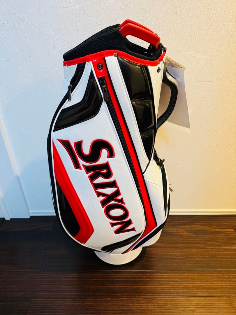 Srixon キャディバッグ ホワイト/レッド