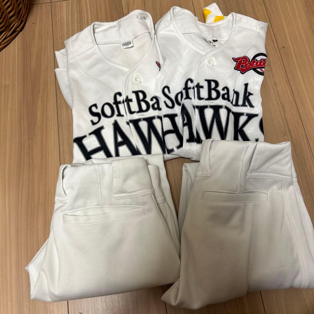 SoftBank Hawks キッズ、ユニフォーム6点セット