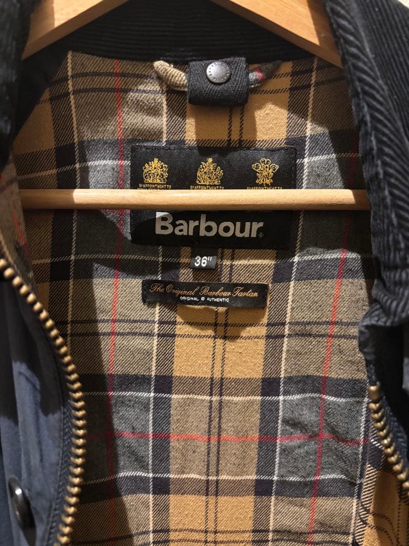 Barbour BURGHLEY SL 36 UR 別注　バブアー　バーレー
