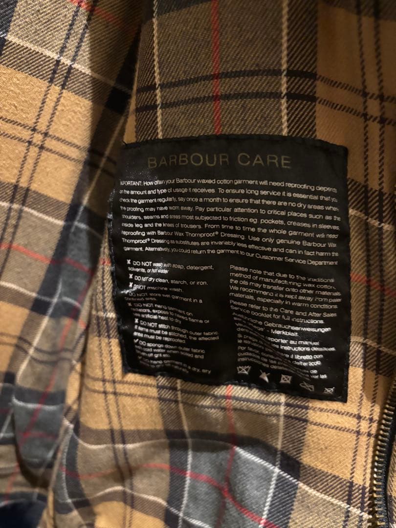 Barbour BURGHLEY SL 36 UR 別注　バブアー　バーレー