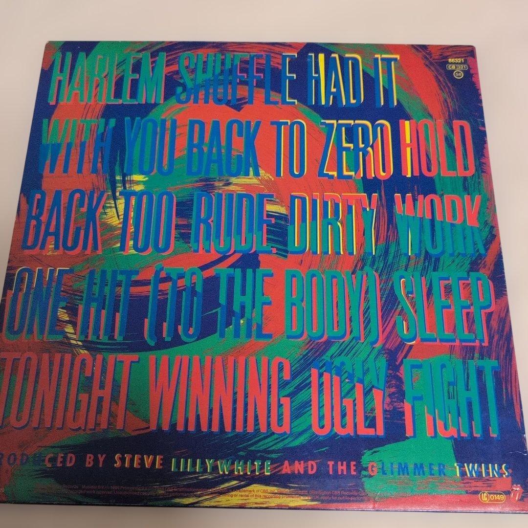 【サイン入り】ROLLING STONES DIRTY WORK レコード