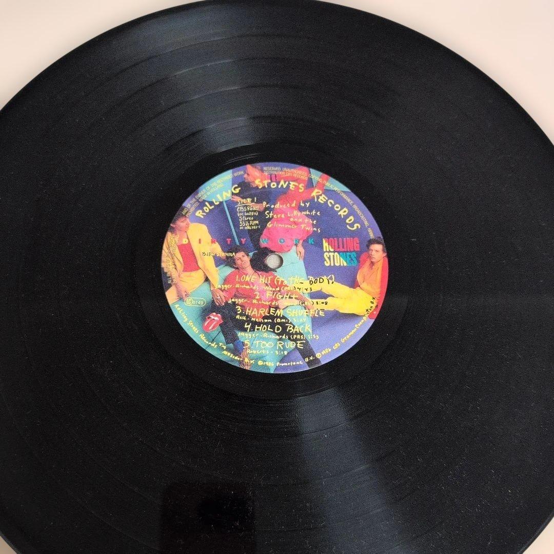 【サイン入り】ROLLING STONES DIRTY WORK レコード
