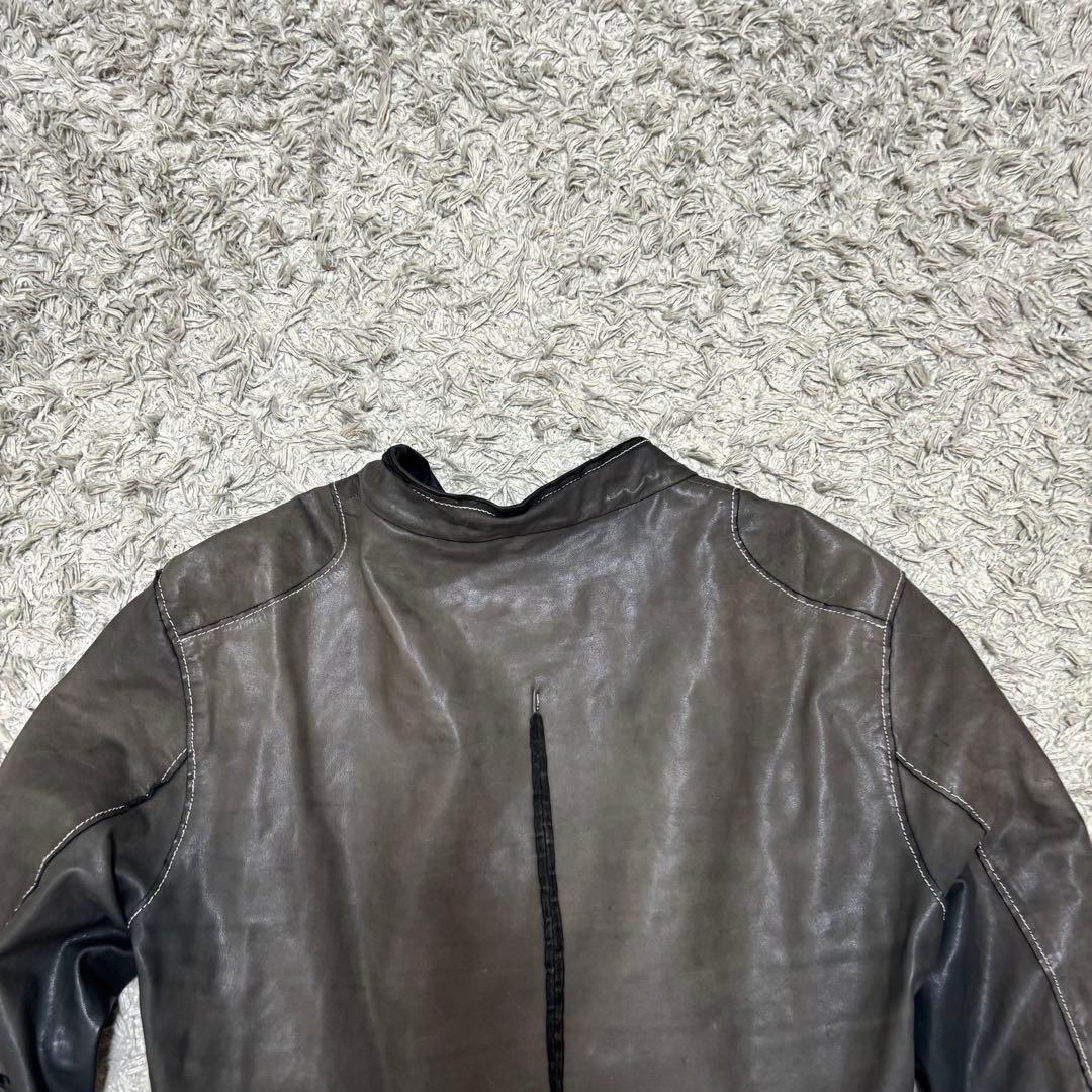 sisii シシ 牛革 レザー ライダース シングルライダース　ブラック　M