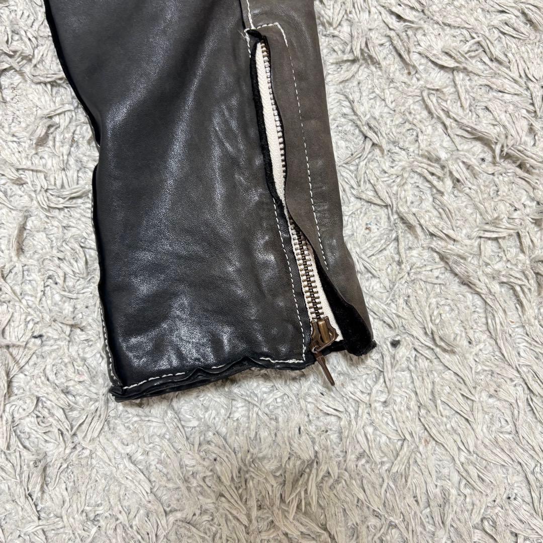 sisii シシ 牛革 レザー ライダース シングルライダース　ブラック　M