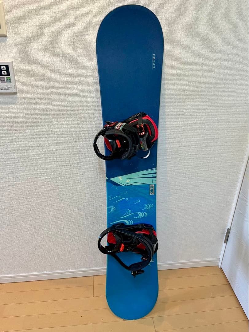 K2×サロモン スノーボードセット 板147cm バインS/M ソールカバー付き
