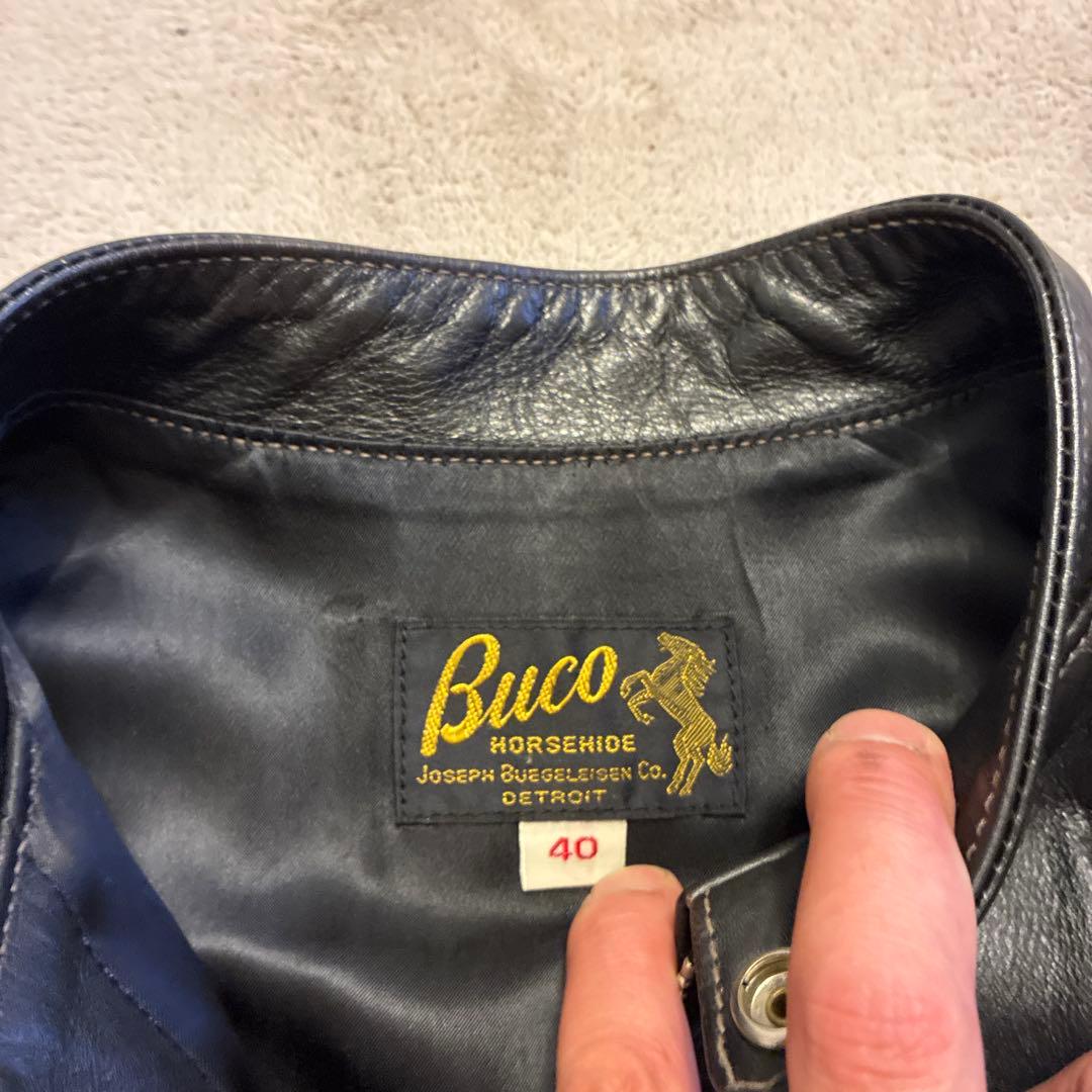 Buco ホースハイド シングルライダース　ジャケット j100 schott