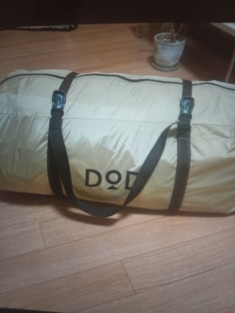 専用　DOD　バイクインテント　タンカラー、キャプテンスタッグEVAマット追加