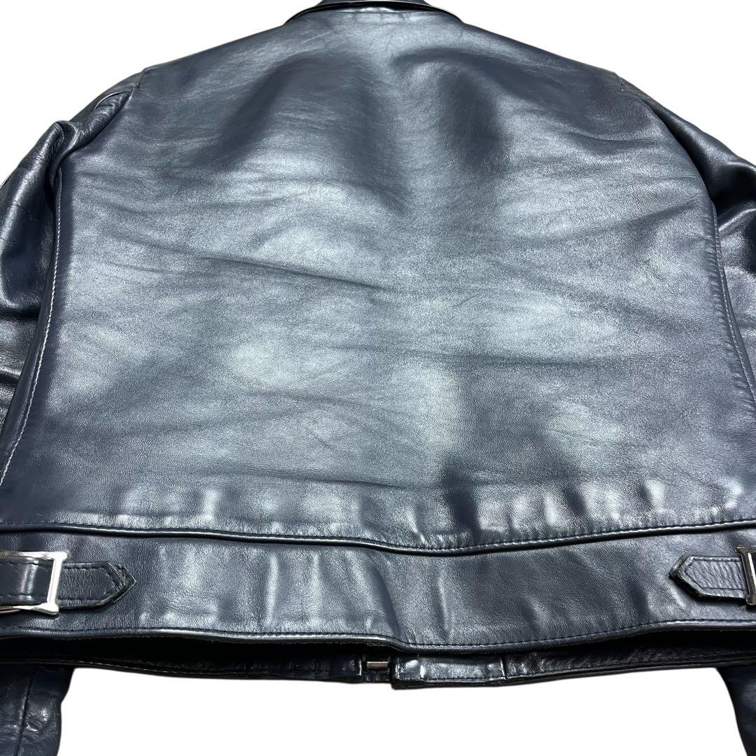 Lewis Leathers ドミネーター ホースハイド ネイビー 36