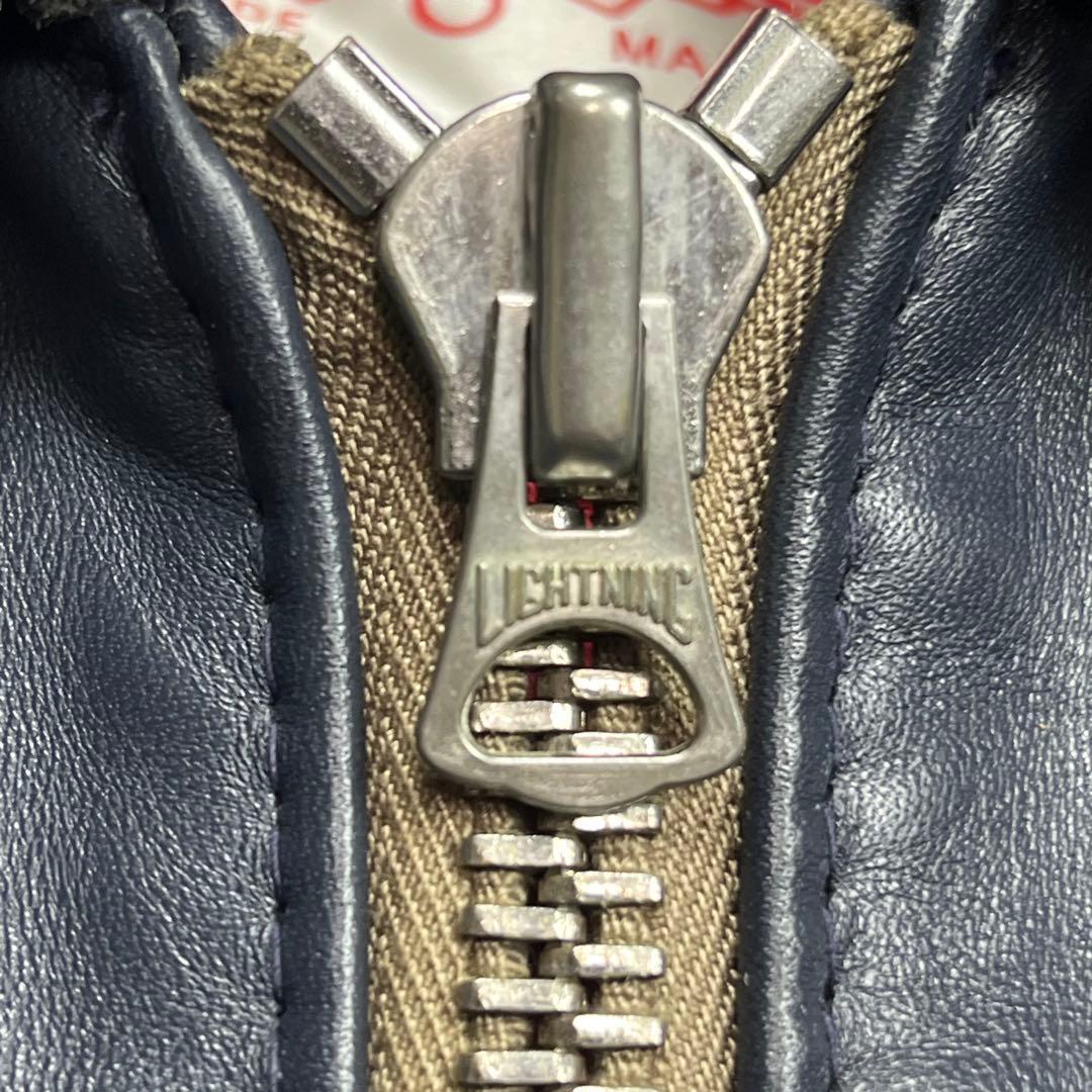 Lewis Leathers ドミネーター ホースハイド ネイビー 36