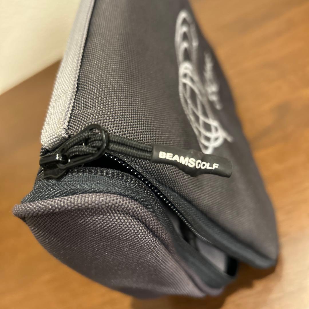 美品　BEAMS GOLF グレー ポーチ