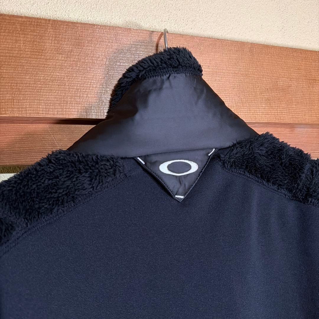 【ほぼ未使用】Oakley ブラック フリースジャケット　ボア